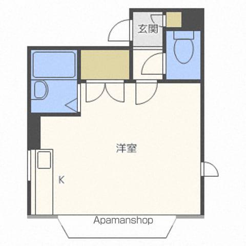 ルミエールフジ(ワンルーム/2階)の間取り写真