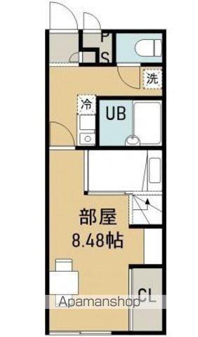 EMMA JUDE (1K/2階)の間取り写真