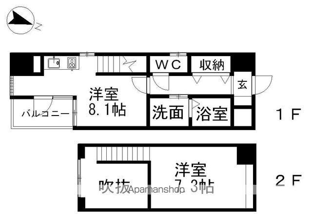 ワイズ東別院(ワンルーム/6階)の間取り写真