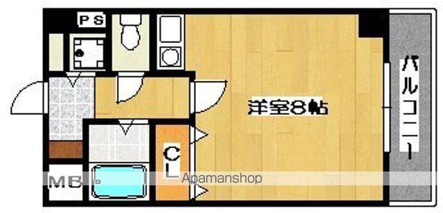 アスルシエロ苅田(ワンルーム/3階)の間取り写真