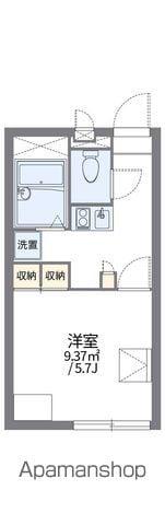 レオパレス新田町(1K/2階)の間取り写真