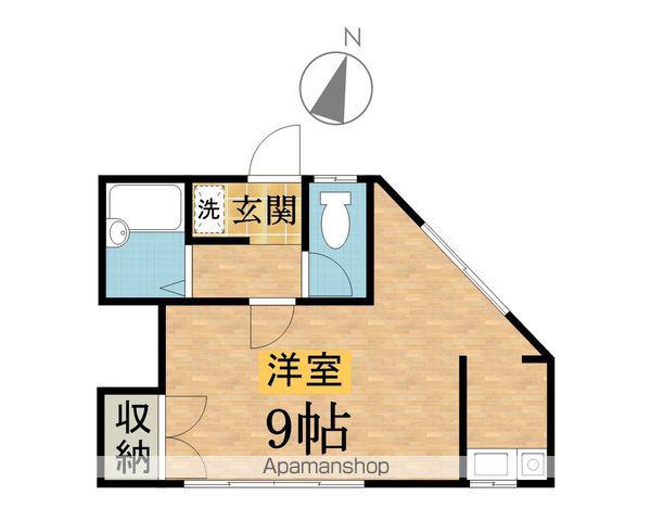 ハウス楓(ワンルーム/1階)の間取り写真