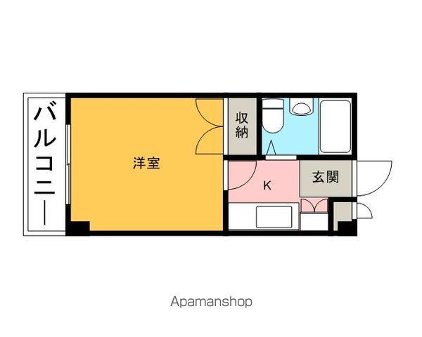 ベイプレステージ(1K/2階)の間取り写真