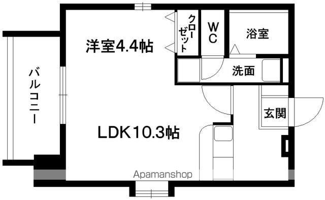 SAINT-AUXERRE(1LDK/7階)の間取り写真