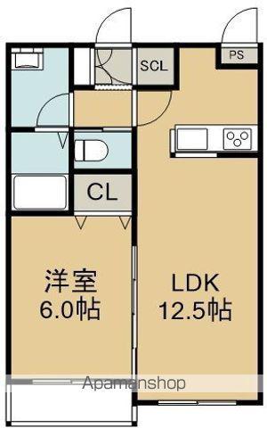 FUTURA日吉(1LDK/3階)の間取り写真