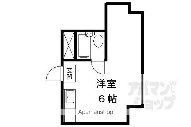 メゾン鷹ケ峰(ワンルーム/1階)の間取り写真
