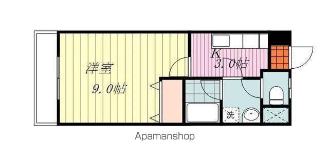 プチメゾン和(1K/6階)の間取り写真