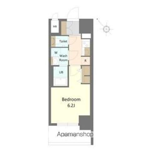 S-RESIDENCE野並駅前BROAD(1K/7階)の間取り写真