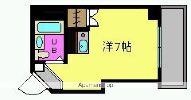 清和榎町(ワンルーム/2階)の間取り写真