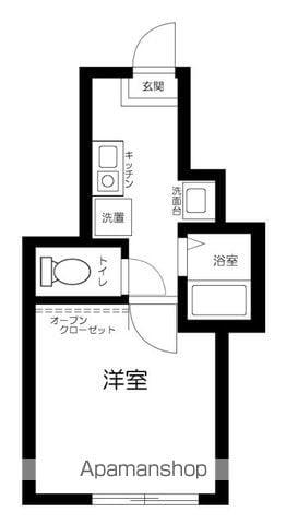 グラン徳丸(1K/1階)の間取り写真