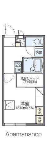 レオパレスビララッフィナートM(1K/1階)の間取り写真