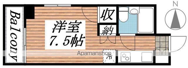 メゾン・ド・バーグ(ワンルーム/5階)の間取り写真