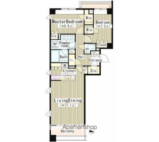 センチュリーフォレスト2号棟(2LDK/6階)の間取り写真