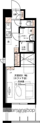 リコ・コリーナ(ワンルーム/2階)の間取り写真