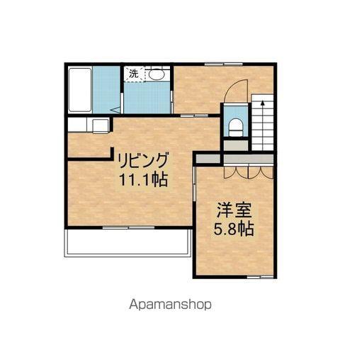 メゾン・ド・アヴェニール(1LDK/2階)の間取り写真