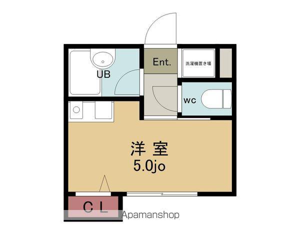 メゾン レーヴ 鷺宮(ワンルーム/1階)の間取り写真