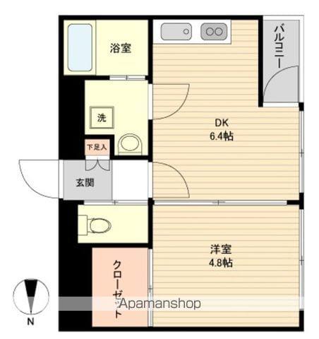 LA DOUCEUR片平(1DK/11階)の間取り写真