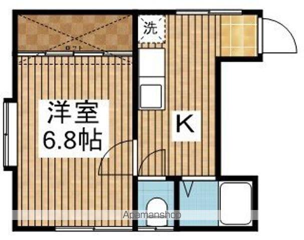 エステート松島(1K/2階)の間取り写真