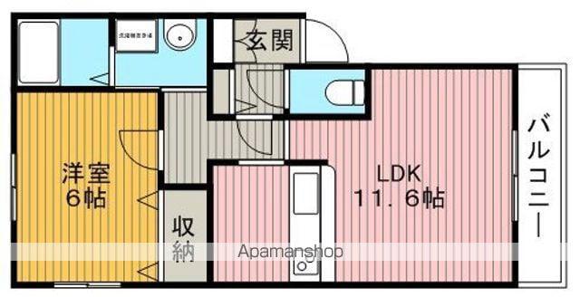 ハイムKITAEMON(1LDK/1階)の間取り写真
