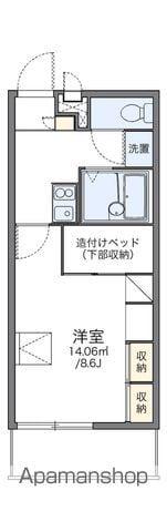 レオパレスアサクラⅢ(1K/1階)の間取り写真