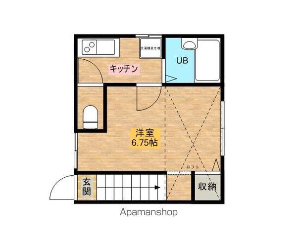 アイコート九番館(1K/2階)の間取り写真