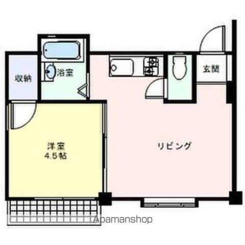 グレイス池園(1LDK/3階)の間取り写真