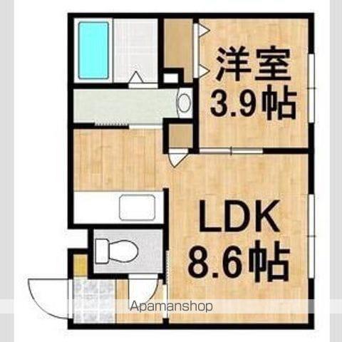 MARRIOTT共栄町(1LDK/3階)の間取り写真