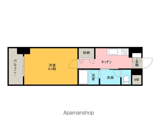 RIDGE大曾根(1K/4階)の間取り写真