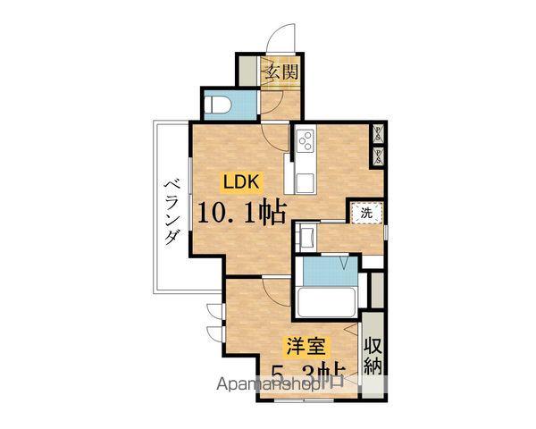 スプリングス八王子へーベルメゾン(1LDK/3階)の間取り写真
