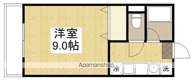 SKY門(1K/3階)の間取り写真