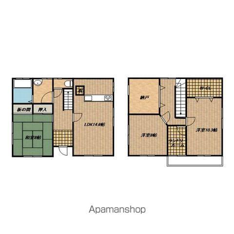 近江鉄道本線 水口松尾駅 徒歩11分 2階建 築32年(3SLDK)の間取り写真