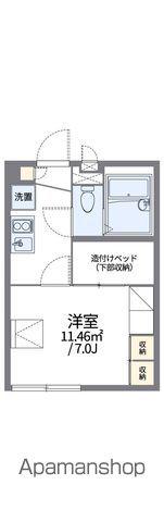 レオパレスマイン シュロス(1K/1階)の間取り写真