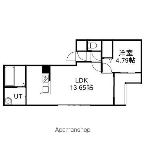 ビッグレジデンス美園Ⅱ(1LDK/2階)の間取り写真