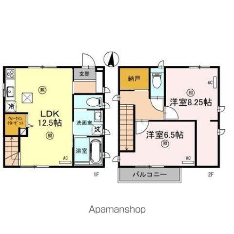 南海電鉄高野線 北野田駅 徒歩10分 2階建 築9年(2LDK)の間取り写真
