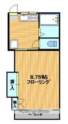 ハイムタウンオオゼキ(1K/1階)の間取り写真
