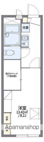 レオパレス春日原(1K/2階)の間取り写真