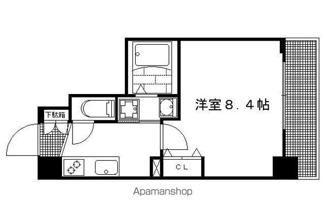 ベラジオ西陣聚楽(1K/5階)の間取り写真