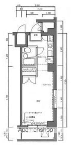 メインステージ西国分寺壱番館(ワンルーム/1階)の間取り写真