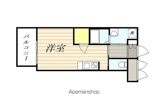 ALFACIO MILANI(ワンルーム/8階)の間取り写真