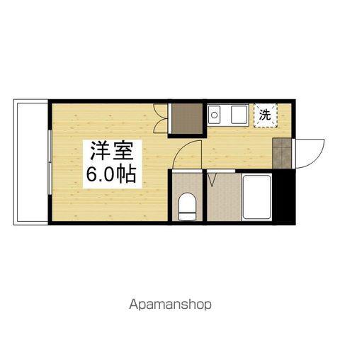 姫西ハイツ(ワンルーム/3階)の間取り写真
