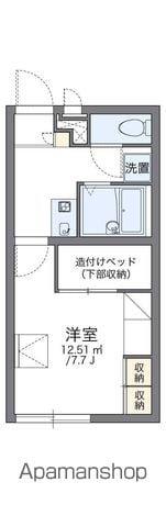 レオパレスSAKAE(1K/1階)の間取り写真