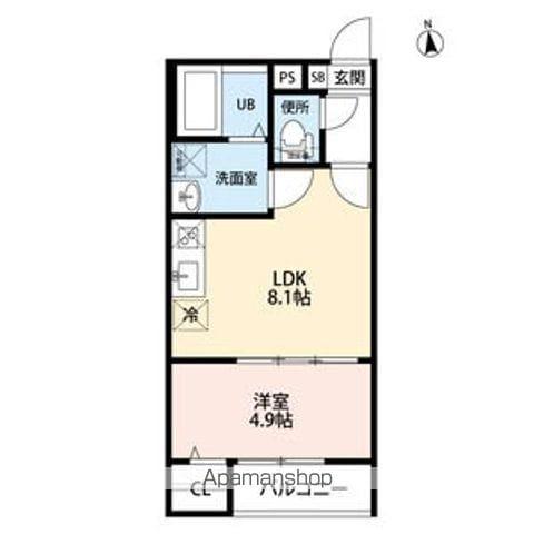 T.A上飯田東町5丁目(1LDK/2階)の間取り写真