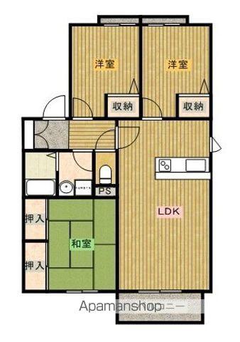 ディアス本郷(3LDK/1階)の間取り写真
