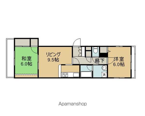 マ・メゾン(2LDK/1階)の間取り写真