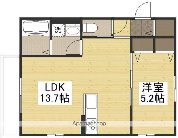 アルカ・ソラーレⅤ(1LDK/1階)の間取り写真