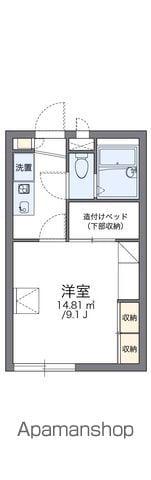 レオパレス輝(1K/2階)の間取り写真