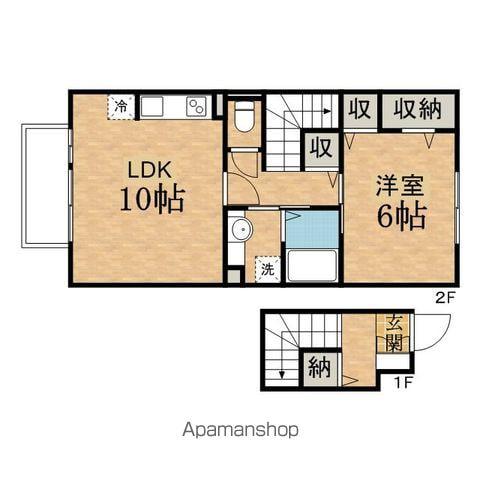 メルヴィーユ 2階階 間取り