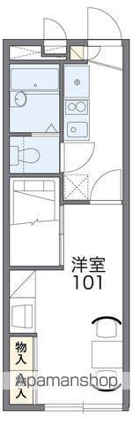 レオパレス清風Ⅱ(1K/2階)の間取り写真