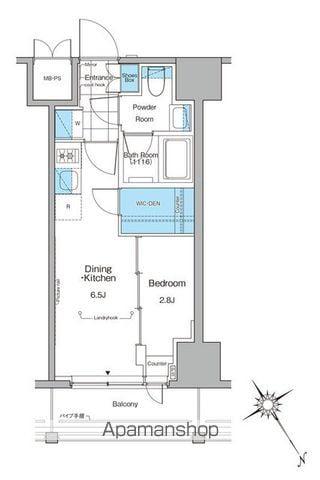 ルフォンプログレ横浜関内(1DK/10階)の間取り写真