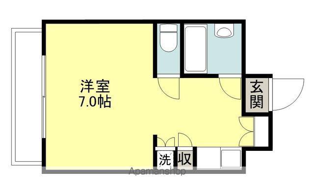 ラメゾンコマ(1K/5階)の間取り写真